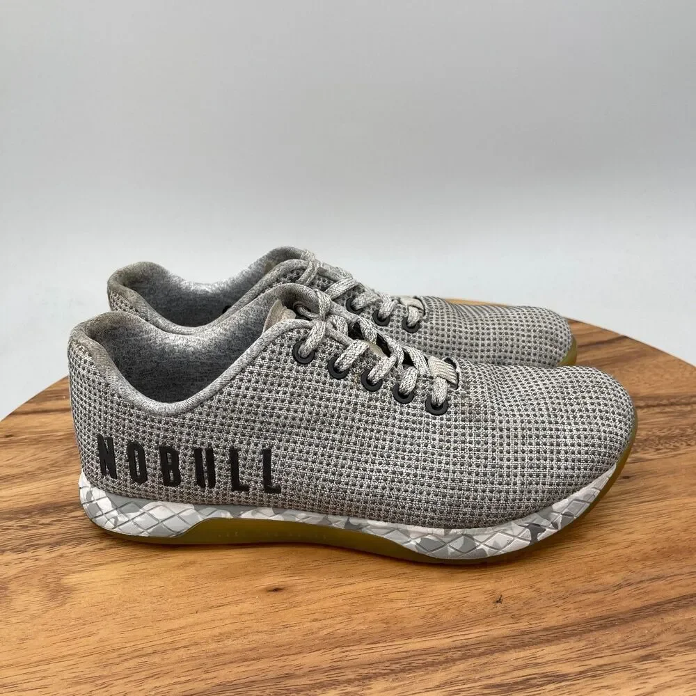 NOBULL Shoes Womens Size 8.5 Gray Running Comfort Walking Gym Casual Sneakers
